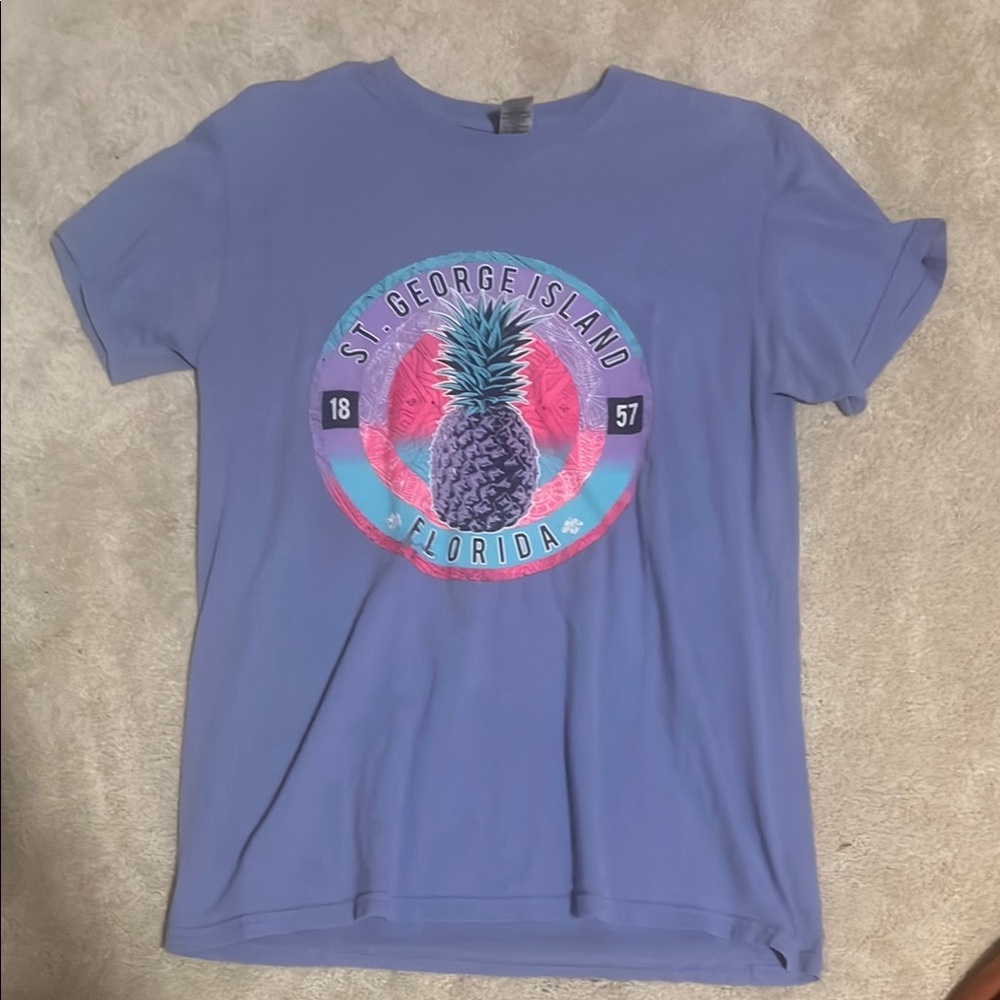 St. George Island Kids Blue T-Shirt